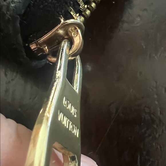 Like NEW Black Embossed Monogram Fashion Wallet. - Picture 6 of 6